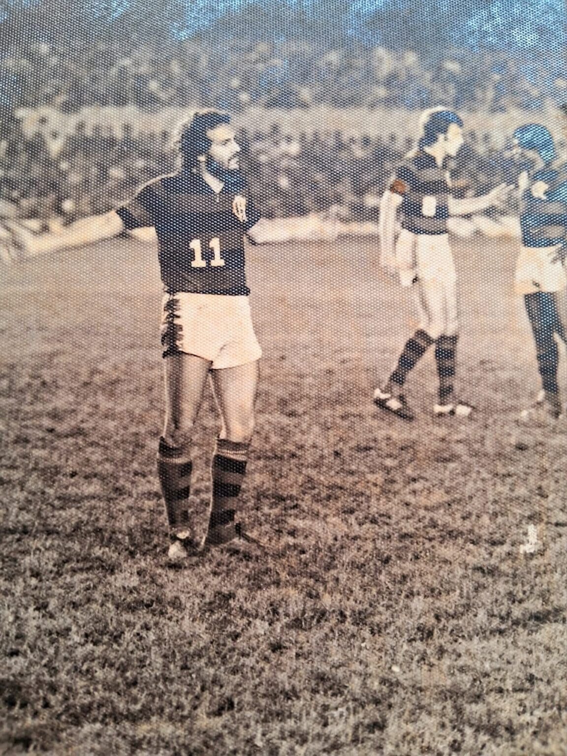 imagem do ex-ponta esquerda Zé Roberto Padilha do Flamengo em 1976
