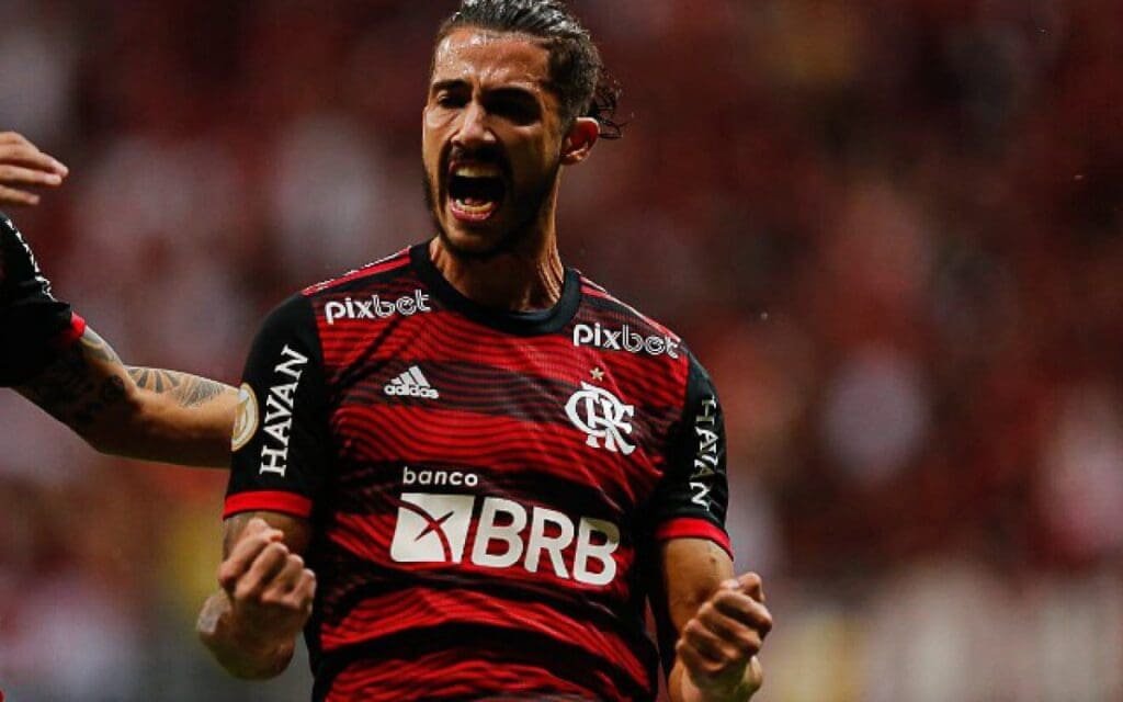 Gustavo Henrique atuando pelo Flamengo
