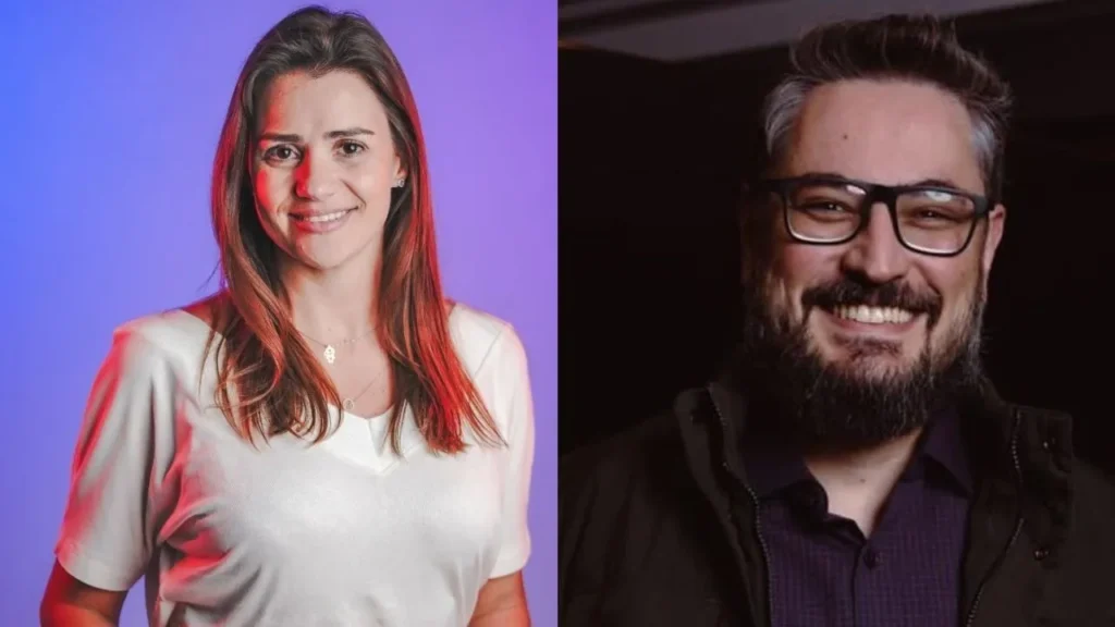 Manuela Soudbrack e Edgar campos, reforços do Flamengo no marketing