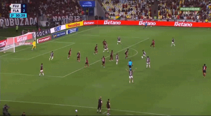 Gol de Savarino - Fluminense 1x2 Flamengo