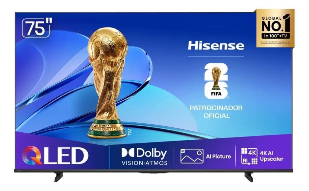 Copa do Mundo: compre uma TV Hisense e concorra a ingressos para ver a Seleção Brasileira