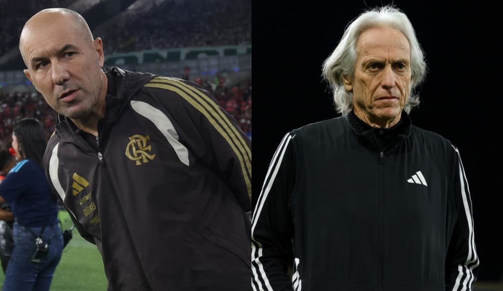 Fantasma? Jardim é sincero sobre Jorge Jesus no Maracanã: ‘Existem coisas…’ Leonardo Jardim (esquerda) e Jorge Jesus (direita)