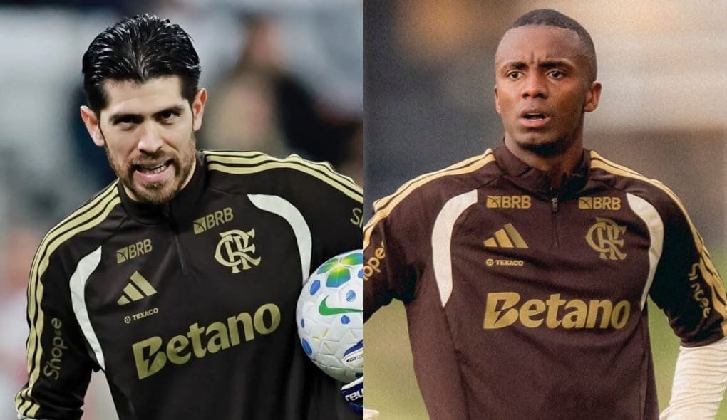 Rossi barrado? Jardim abre o jogo sobre entrada de Andrew na Libertadores Rossi (esquerda) e Andrew (direita)