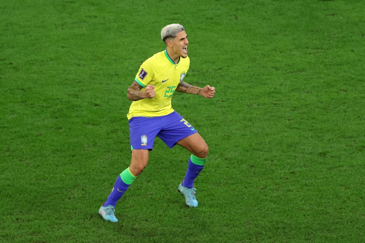 Pedro pela Seleção Brasileira na Copa do Mundo 2022