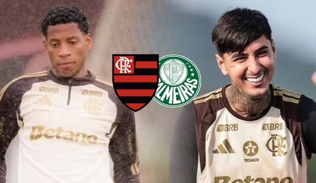 Flamengo define se terá Plata e Pulgar contra Palmeiras flamengo plata pulgar palmeiras