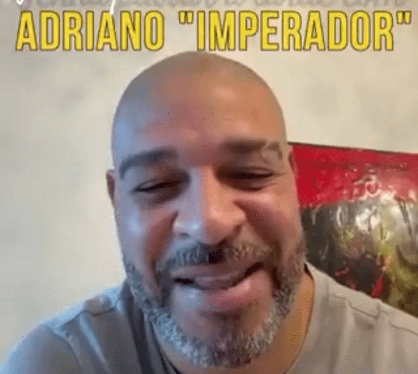 Últimas vagas abertas para encontro com Adriano Imperador Adriano Imperador convida torcedores para encontro em Niterói