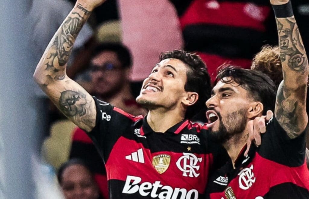 Flamengo 1×0 Estudiantes: Pedro coloca Fla nas oitavas da Libertadores pedro flamengo estudiantes paquetá