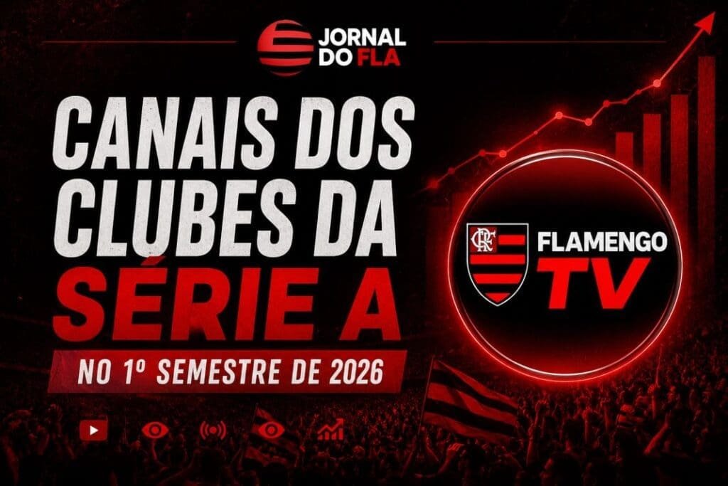 Jornal do Fla faz levantamento dos números da Flamengo TV e dos demais canais de clubes no Brasil em 2026
