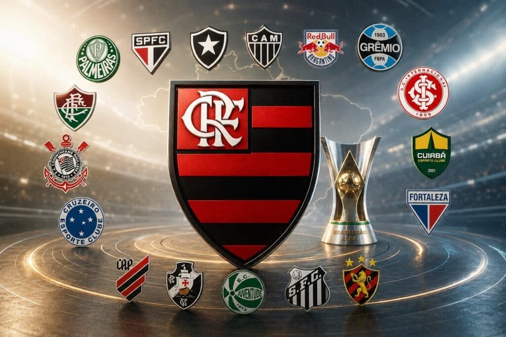 Clubes se unem contra MP das bets e preparam ofensiva no STF Escudo do Flamengo e rivais da Série A ao redor
