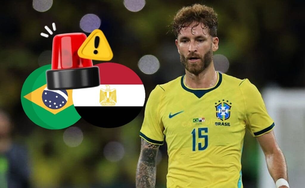 escalação brasil léo pereira egito