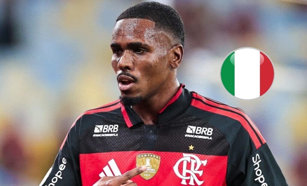 evertton araújo flamengo futebol italiano