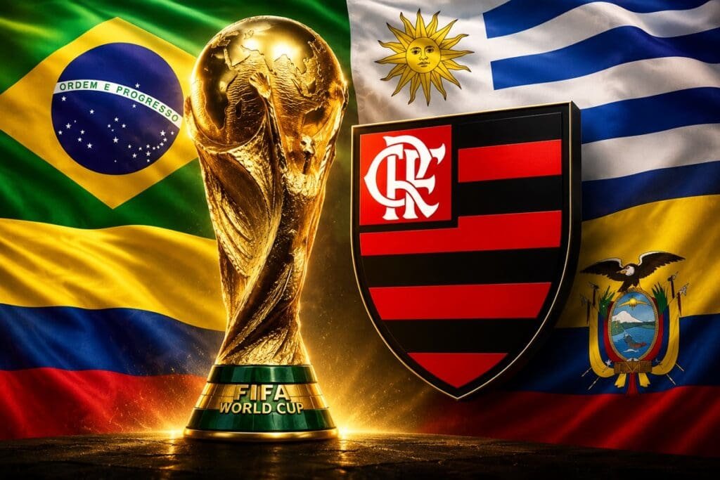 flamengo copa do mundo brasil colombia uruguai e equador