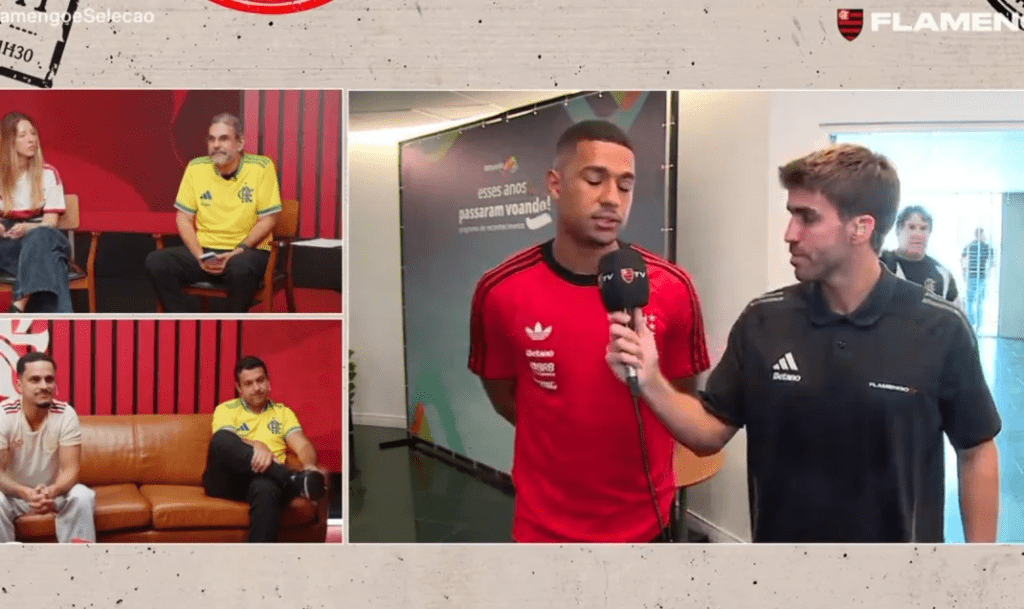 Samuel Lino na Flamengo TV