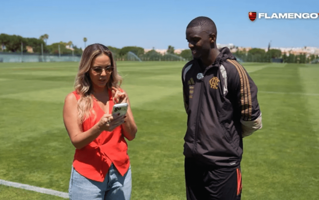 Andrew na Flamengo TV