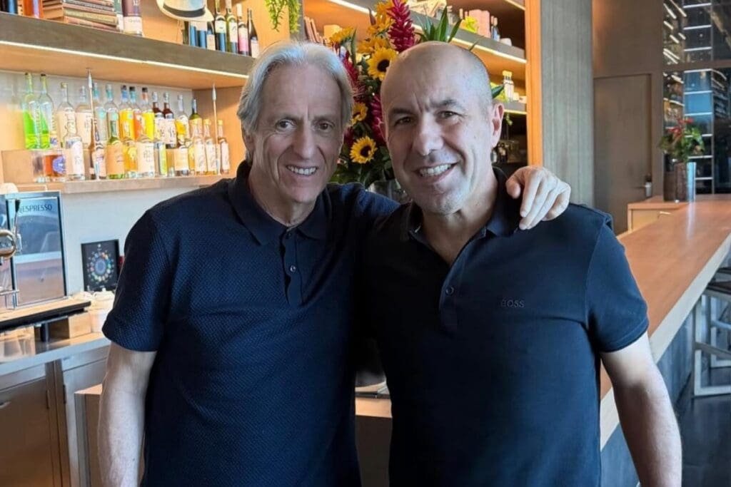 Jorge Jesus e Leonardo Jardim se encontram para almoçar juntos