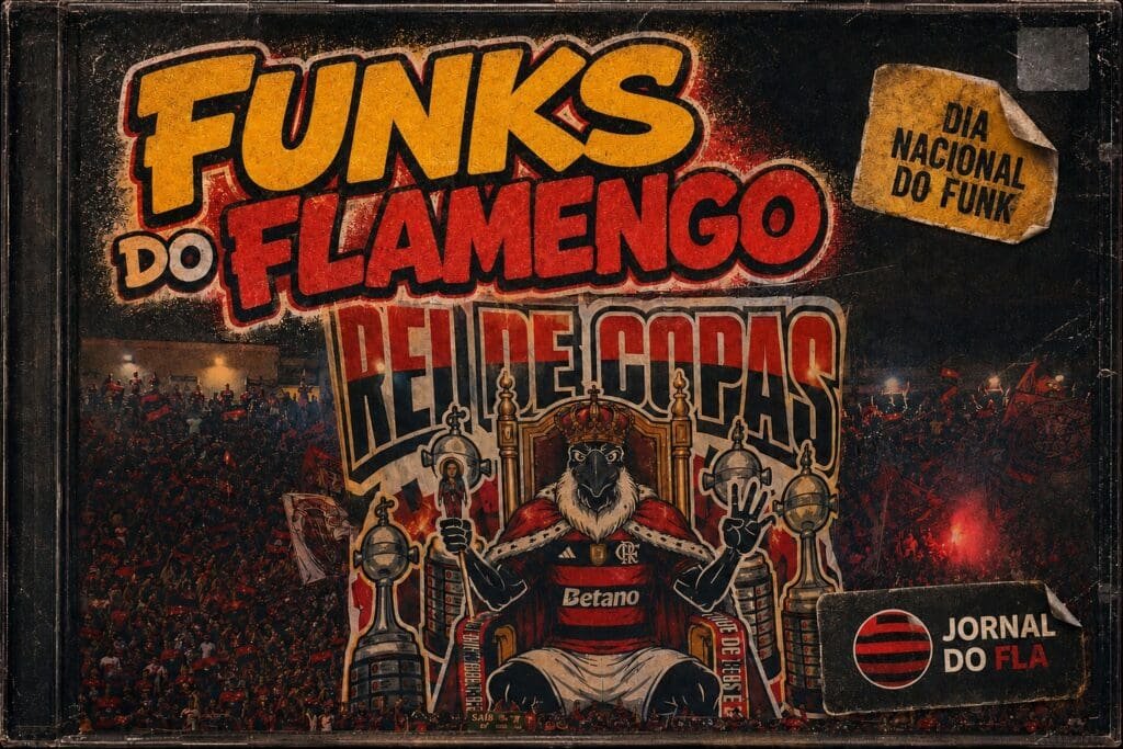 Arte Funks do Flamengo para o Dia Nacional do Funk
