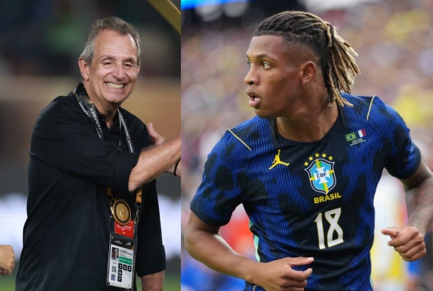 Bap elogia Danilo, mas explica por que Flamengo não fará ‘loucuras’ por reforços Bap (esquerda), presidente do Flamengo, e Danilo Santos (direita)