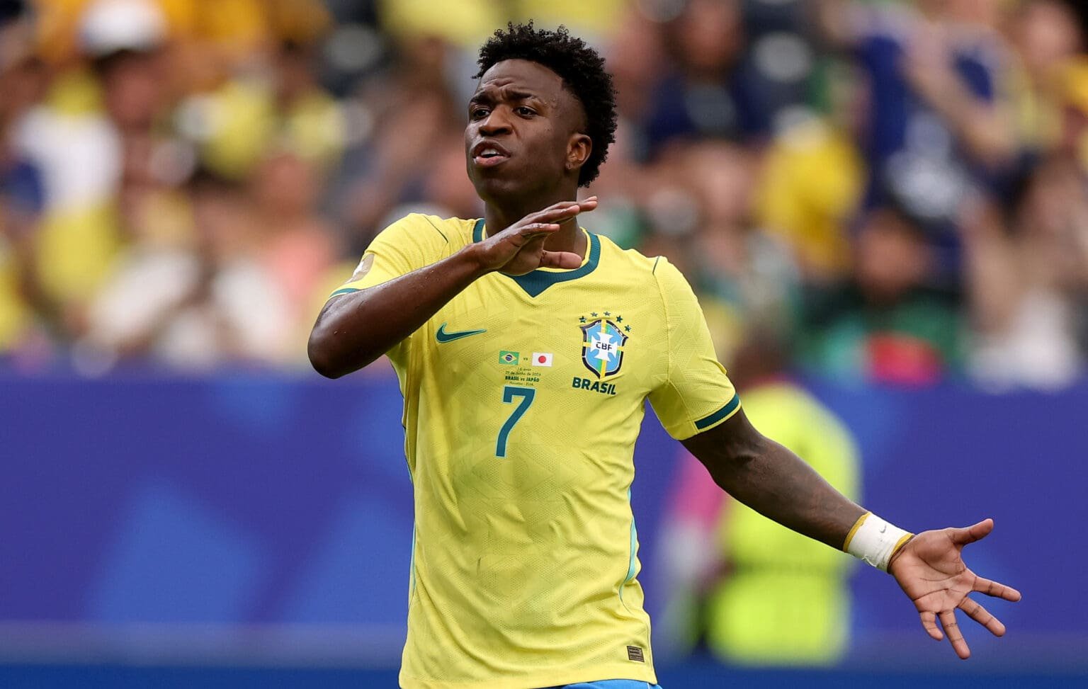 Sofascore exalta Copa do Mundo de Vini Jr; veja nota e estatísticas Vini Jr em campo pela Seleção Brasileira na Copa do Mundo