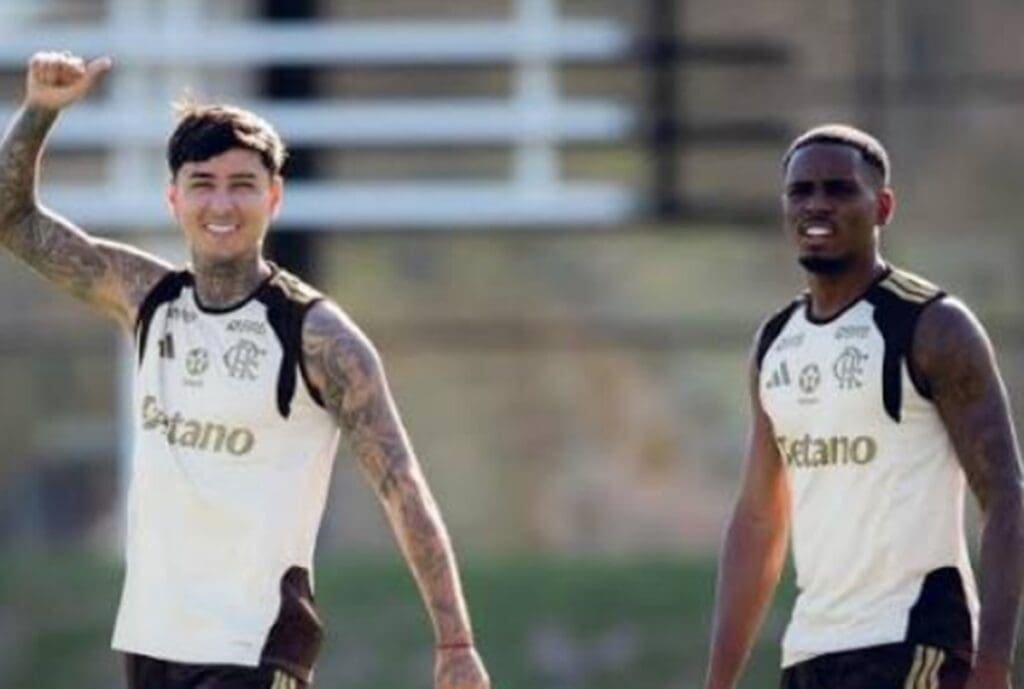 erick pulgar evertton araújo flamengo
