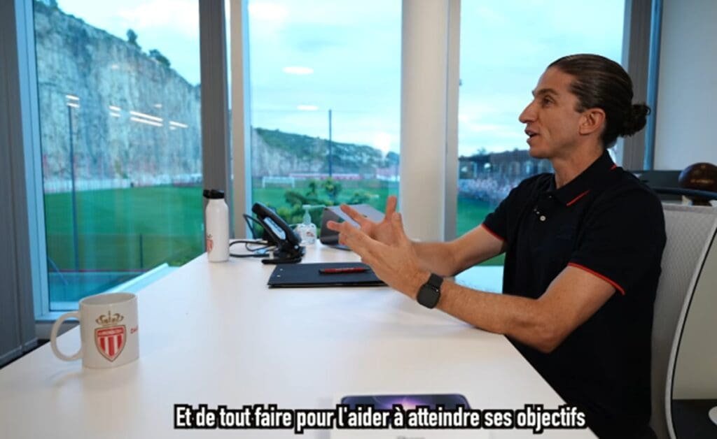 Filipe Luís traça 2 objetivos no Monaco; assista ao vídeo filipe luis monaco flamengo