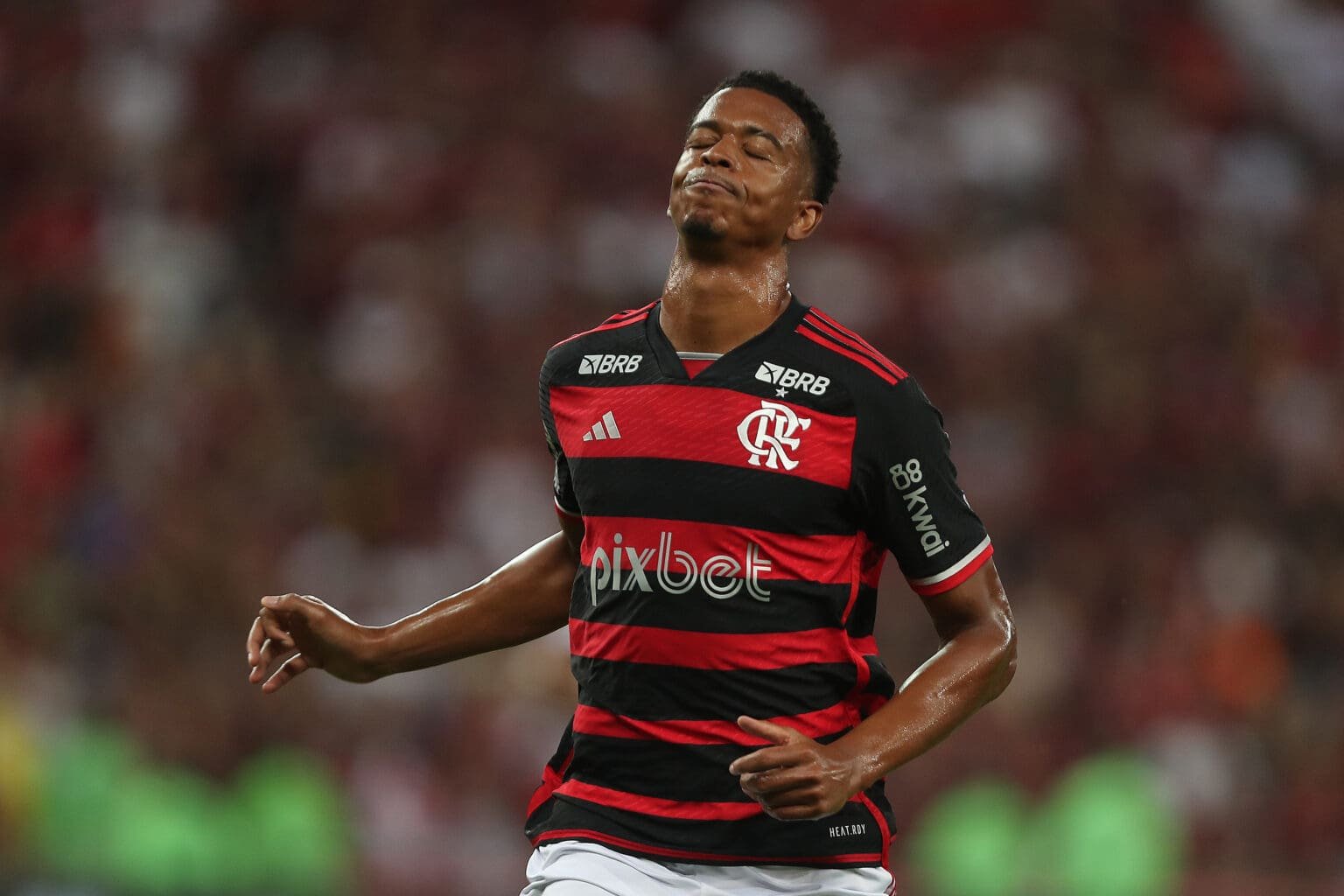 Carlinhos durante passagem pelo Flamengo