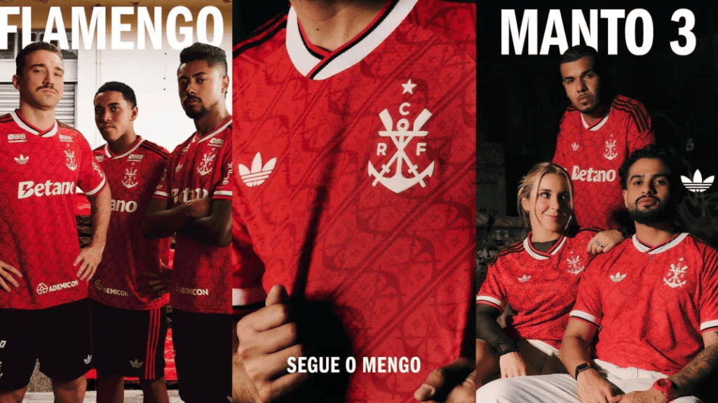 Nova camisa do Flamengo é lançada oficialmente