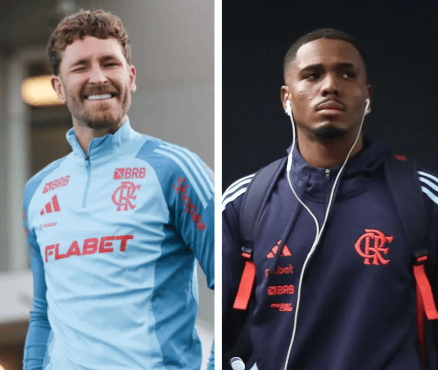 Flamengo crava que não chegaram ofertas por Evertton Araújo e Léo Pereira Léo Pereira e Evertton Araújo pelo Flamengo