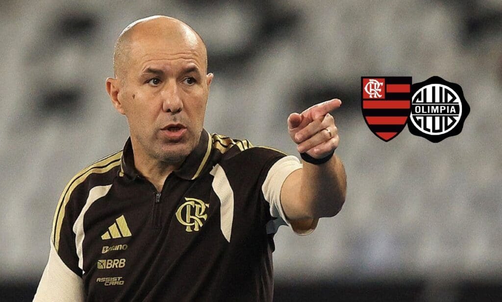 Flamengo x Olimpia: Leonardo Jardim fará mudança na escalação leonardo jardim flamengo olimpia