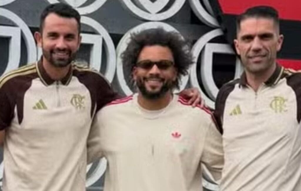 marcelo flamengo ninho do urubu