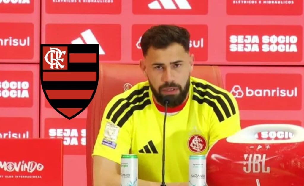 Matheus Cunha cita Flamengo em apresentação no Internacional matheus cunha flamengo internacional