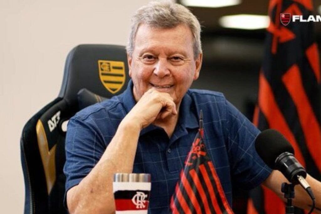 Raul Plasmann, ídolo de Flamengo e Cruzeiro, falando na Flamengo TV