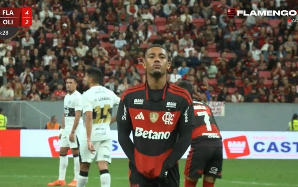 Melhores momentos: Flamengo 4×2 Olimpia – Amistoso 2026 samuel lino flamengo olimpia