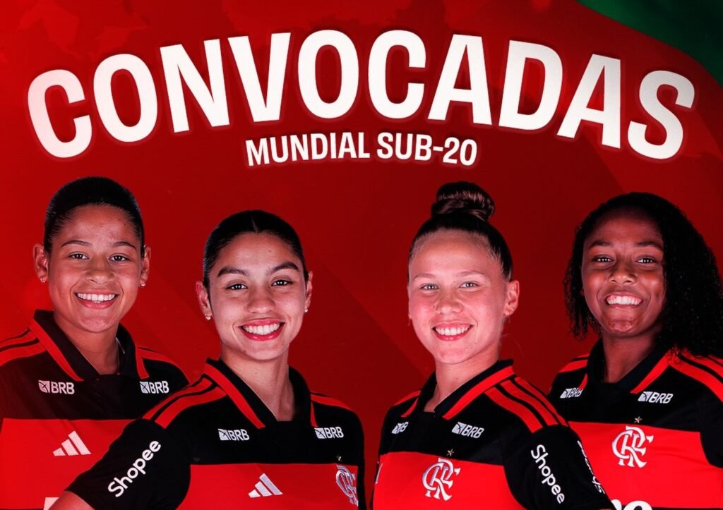 Convocadas Flamengo Copa do Mundo Feminina Sub-20