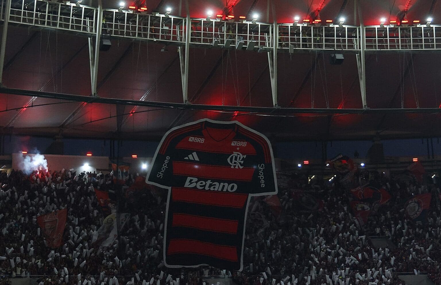 Mosaico 3D da Betano no Maracanã