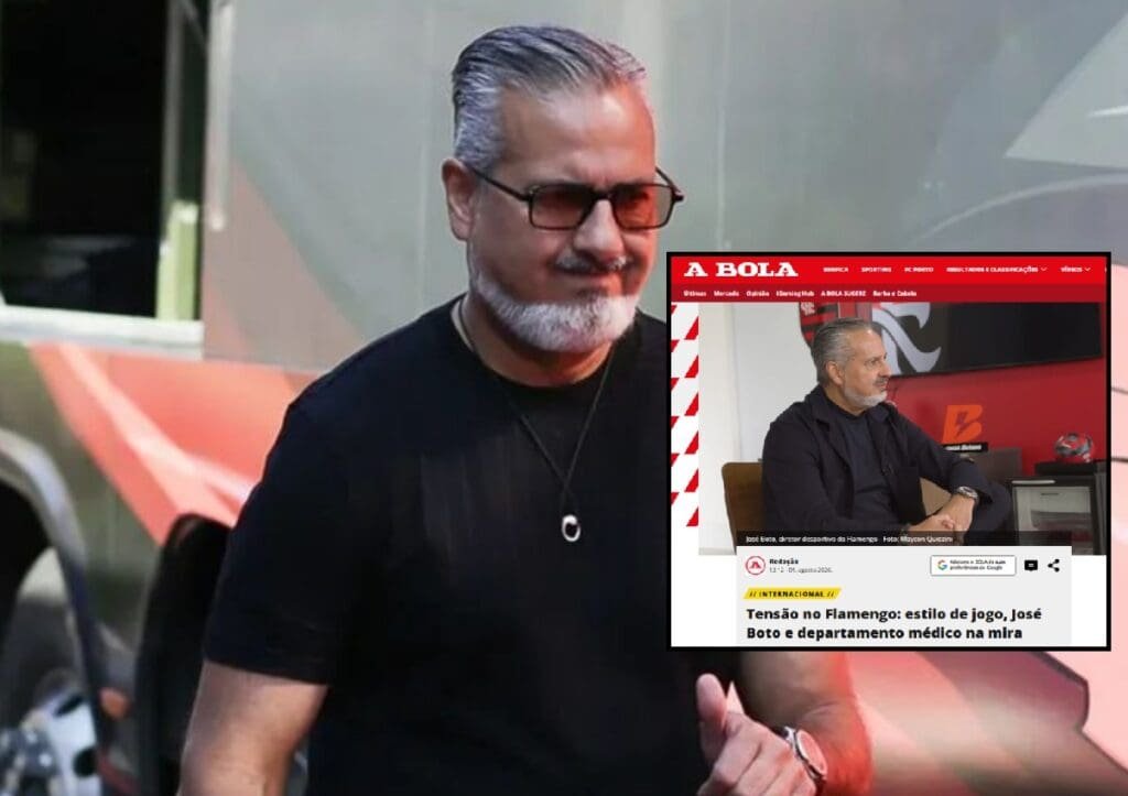 Jornal português informa crise interna de José Boto no Flamengo josé boto flamengo a bola