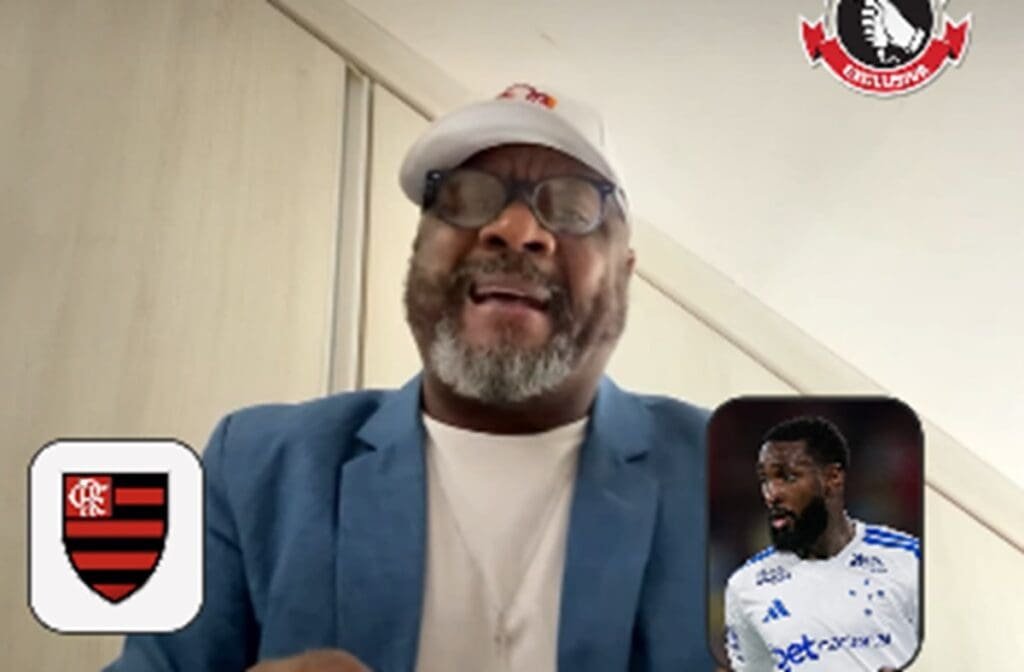 Pai de Gerson ofende dirigente do Flamengo e diz que filho é ídolo do clube pai gerson cruzeiro flamengo