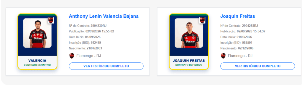 Ahtony Valencia e Joaquín Freitas no BID