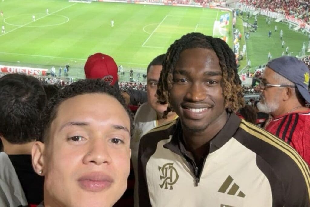 Yan Djalo e Douglas dos Santos, dupla do FlaBasquete no Maracanã para Flamengo x Corinthians