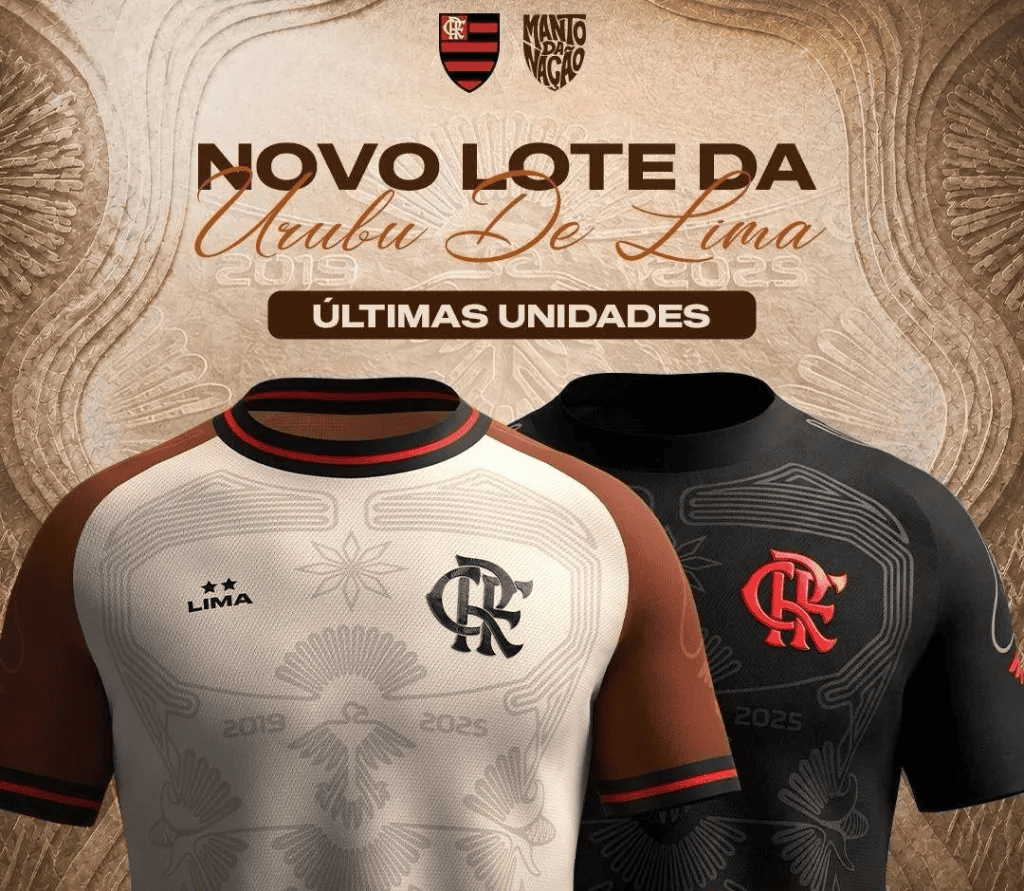 Urubu de Lima ganha lote extraordinário e vendas da continuam no Flamengo Camisa do Flamengo Urubu de Lima tem vendas estendidas pelo Flamengo