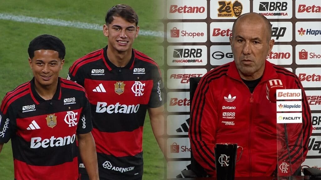 Leonardo Jardim fala sobre Anthony Valencia e Joaquín Freitas e exalta Plata leonardo jardim joaquín freitas Anthony Valencia Flamengo
