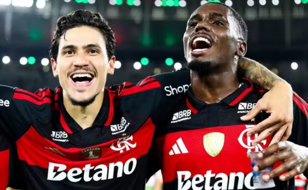 Flamengo tem 3 desfalques contra Estudiantes; veja quem fica de fora evertton araújo flamengo estudiantes pedro