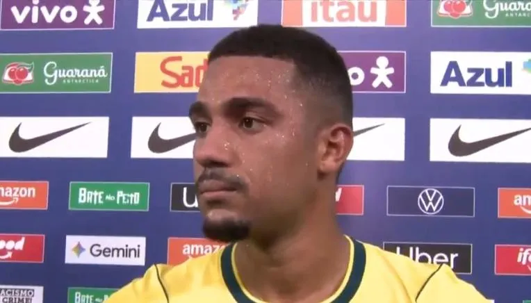 Samuel Lino exalta Flamengo após 3 ‘gols rubro-negros’ na Seleção Brasileira Samuel Lino em entrevista após jogo do Brasil