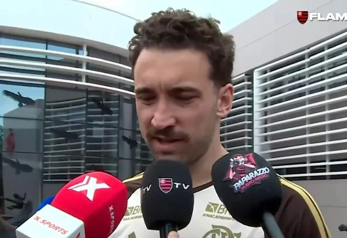 Léo Ortiz desabafa sobre maratona de ‘finais’ do Flamengo e destaca importância da pausa Léo Ortiz fala no Ninho do Urubu