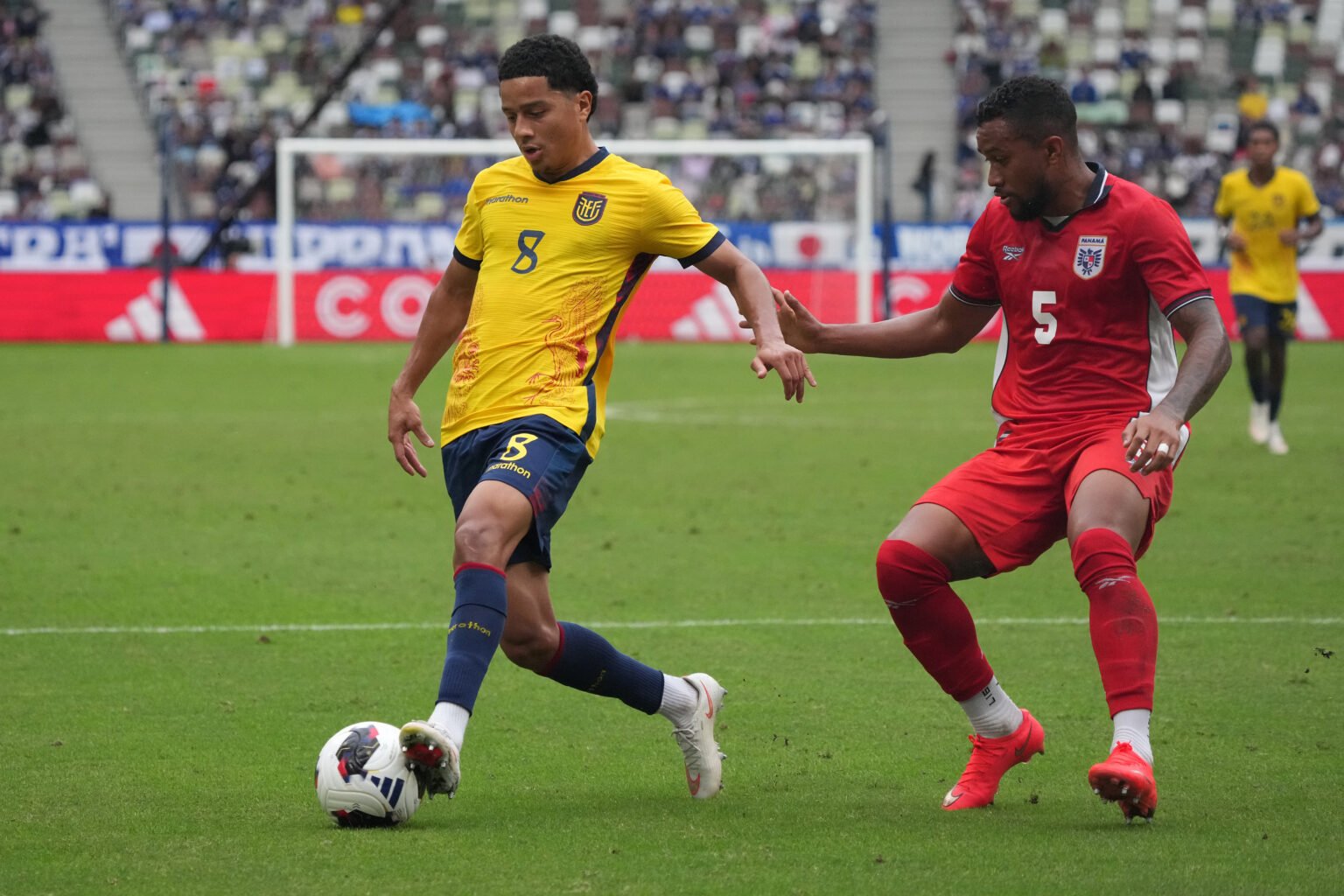 Valencia dá assistência em empate do Equador com o Panamá Anthony Valencia em campo pela Seleção Equatoriana